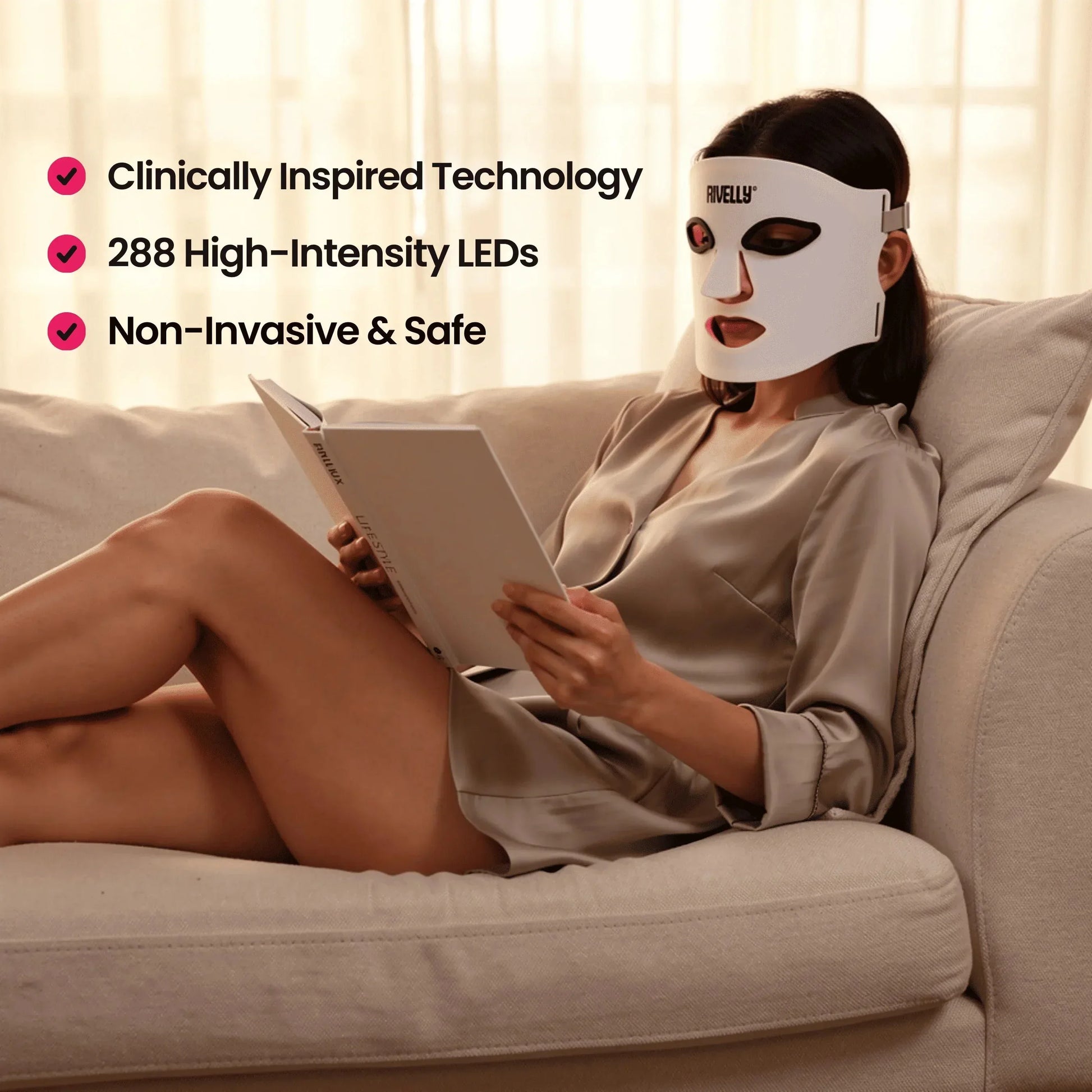 Rivelly© LED Mask SilkDerm™ - Rivelly