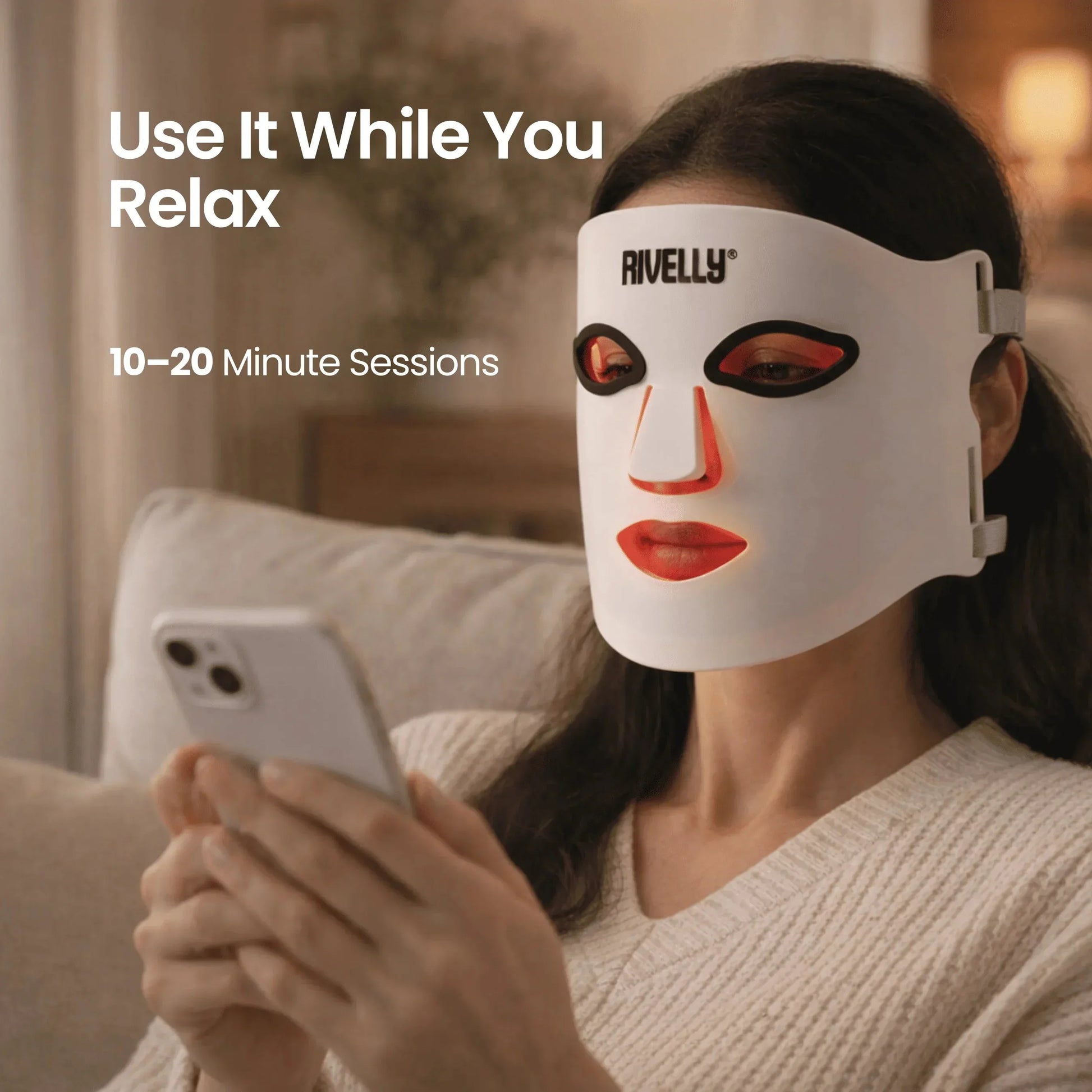 Rivelly© LED Mask SilkDerm™ - Rivelly